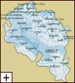 Mapa de la Comarca de los Monegros
